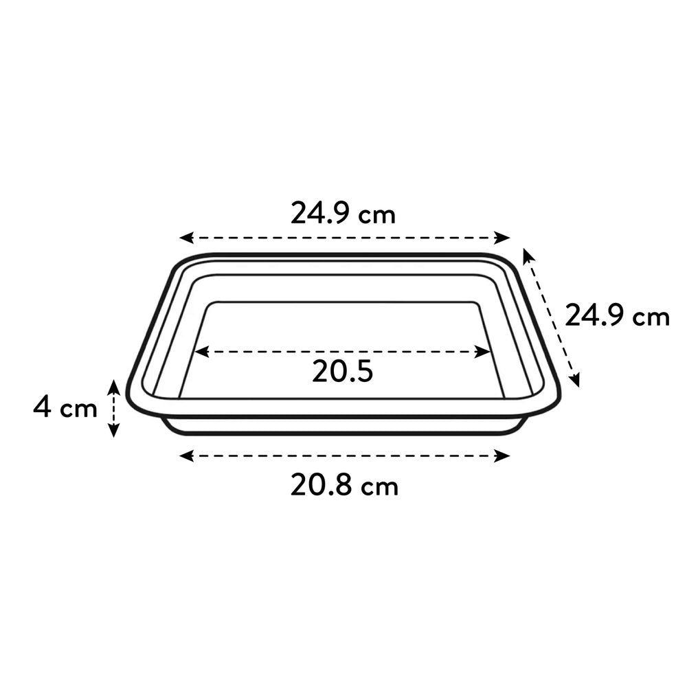 Universele Schotel Vierkant 25